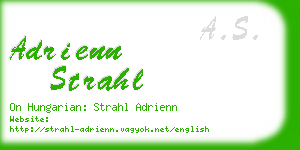 adrienn strahl business card